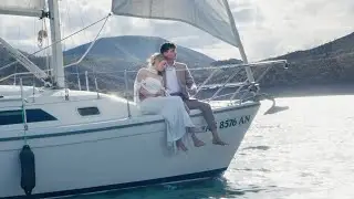🌅⚓ Sunset Sailboat Wedding Magic | Shania & Alan's Lake Pleasant Adventure 💍🍾 | Styled Shoot