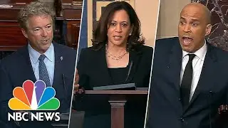 Paul, Harris And Booker Debate On Anti-Lynching Bill Erupts On Senate Floor | NBC News NOW