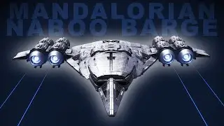 No Man's Sky Corvette - THE MANDALORIAN'S Naboo Barge  -  Build Workshop - NO MODS