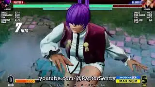KOF XV Orochi Shermie 787 Dmg Midscreen Combo (No Blue Raw Max)