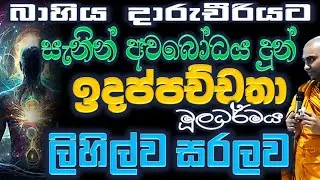 දිට්ටේ දිට්ටමත්තං සු‌තේ සුතමත්තං සුල මුල පෙන්වන සරල විග්‍රහය, බාහිය දාරුචිරියට කල දේශනය Ven Wangeesa