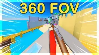 I Used 360 FOV In ROBLOX Arsenal...