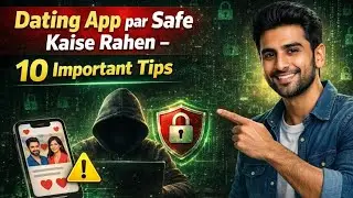 Dating App पर ये गलती की तो Life बर्बाद हो सकती है! Dating app par safe kaise rahen safety tips. 