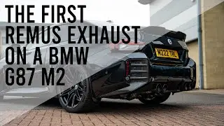 The First Remus Exhaust on a BMW G87 M2 S2 E8 #motech #m2 #remus #g87 #m2sound