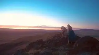 25 seconds to calm your mind. Meditate in the Utah West Desert at Sunset.