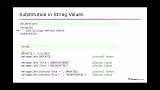 Substitution in String Values