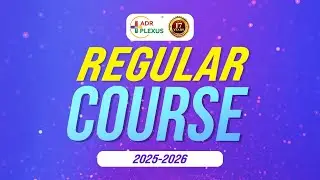 ADRPLEXUS Regular Course 2025 : The Ultimate Learning Ecosystem for NEET PG & INICET