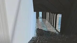 The Backrooms Poolroom in SpaceSim