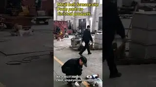 The electric heating tempering Mesh Belt Furnace