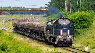 Trzy ujęcia spalinowego duetu TEM2-037 + SM42-2179 CTL Logistics | 27.06.2023