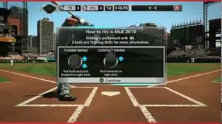 Major League Baseball 2K10 Pitching and Hitting Mechanics Video