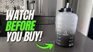 Is it WORTH it? - AquaFit 1 gallon water bottle REVIEW!