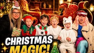 Рождественская магия с детьми 🎄✨ Праздничный семейный момент в Великобритании