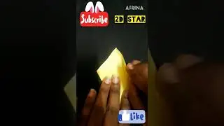 DIY | Origami paper Star |AFRINA