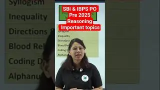 IBPS PO Reasoning Important Topics 2025 | IBPS PO Prelims & Mains Exam Preparation Strategy Tips