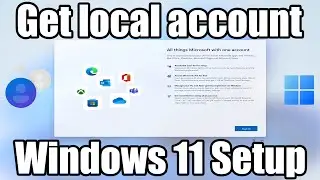How to create a local account on Windows 11 setup