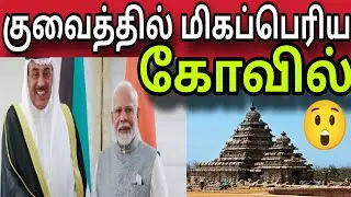 குவைத்தில் மிகப்பெரிய கோவில்😲| ziashanawaz | kuwait tamil news | gulf tamil news |
