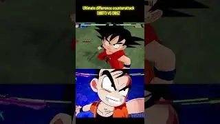 ultimate difference counterattack DBBT3 VS DBSZ #japan #dragonballz #goku #anime #saiyan #kidgoku