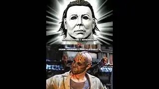 Michael Myers (RETROREALMS) vs Jason Voorhees (MKX)  | battle #shorts