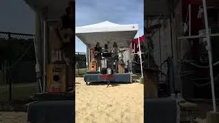 Live music set -  SlowBurn duo on Willabys Beach in Whitestone Va. May 25 2025.
