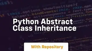 python abstract class inheritance