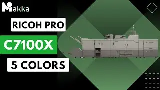 أفضل حالات ماكينات الطباعة ال5 لون في السوق Ricoh Pro C7100X