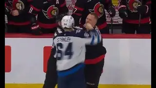 Jets' Stanley Suspended One Game for Punching Sens' Tkachuk