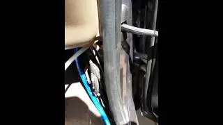 Easy trick to install speaker wire into car doors