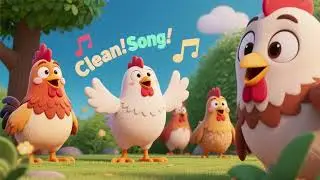 Chickens Sing the Clean Song | Wash, Scrub & Shine | Fun Hygiene Song for Kids