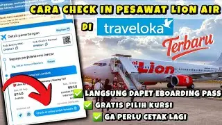 CARA CHECK IN ONLINE PESAWAT LION AIR DI TRAVELOKA