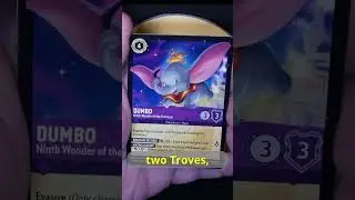 Pulling my FOURTH Dumbo! #disneylorcana #lorcana #disney #tcg