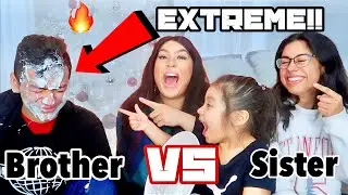 WHO KNOWS ME BETTER!?  MY BROTHER OR MY SISTER!? **CHALLENGE**  (Got pied in the face!!)