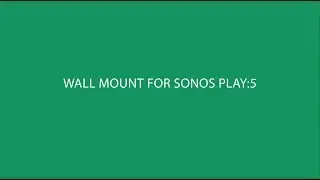 Flexson Wall Mount for the Sonos Play:5