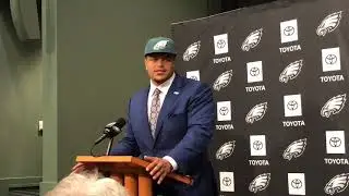 Eagles&rsquo; Andre Dillard on his transition to NFL
