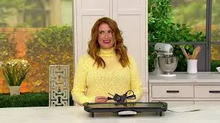GreenPan Bistro XL Nonstick Electric Griddle on QVC