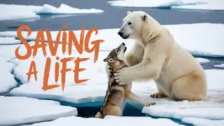 Polar Bear Rescues Wolf in an Unbelievable Act of Compassion (Full Story).
