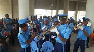 La fanfare de l'Eglise Baptiste Aebeci d'Abobo Banco