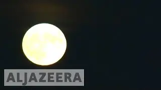 Largest supermoon in decades lights up the sky