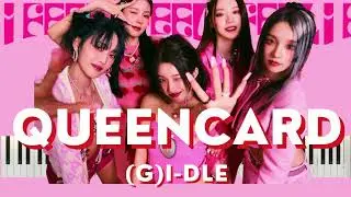 QUEENCARD 퀸카  - (G)I-DLE (여자)아이들 | EASY PIANO COVER