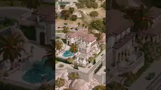 Luxury Mega Mansion in The Sims 4 💅 (no CC)