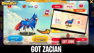 NEW GIFT CODE ASIA 🤩 || GOT ZACIAN FROM BID WAR IN MEGAMON