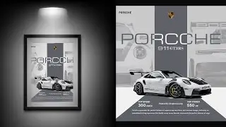 Learn Car Advertisement Poster Design in Photoshop