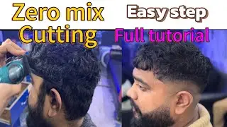 Zero Cutting Mix Karne Ka Sahi Tarika | Skin Fade Haircut Tutorial  /Step by Step /