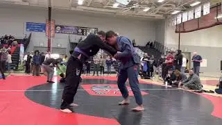 Impact BJJ Winter Tournament Purple Belt Heavyweight Semifinal