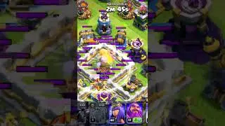 Th 11 super wizard attack strategy(clash of clans )