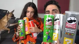 PROBAMOS TODAS LAS PRINGLES de MARIO BROS!!