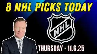 Thursday 8 NHL Betting Picks l 11/6/25 l Vernon&rsquo;s Best NHL Bets, Expert Picks and Predictions
