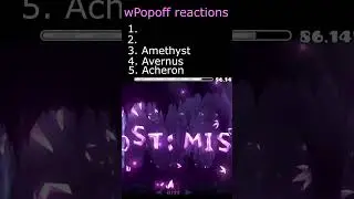 Top 5 Best GD Reactions! #reaction #geometrydash  #shorts