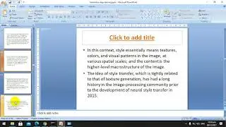 16.  Neural style transfer (Part 1 - Introduction)