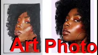 how to draw dark skin tones using color pencils :)